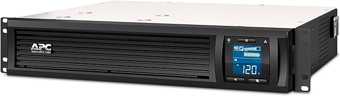 APC 1500VA Smart UPS with SmartConnect, SMC1500-2UC Rack Mount UPS Battery Backup, Sinewave, AVR, 120V, Line Interactive Uninterruptible Power Supply