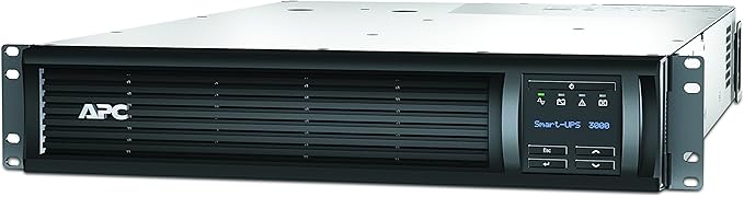 APC 3000VA Smart-UPS with SmartConnect, Pure Sinewave UPS Battery Backup, Line Interactive, 120V Uninterruptible Power Supply, Rackmount UPS (SMT3000RM2UC)